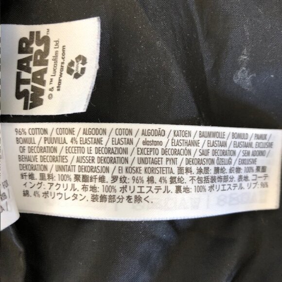 DISNEY STAR WARS Kids Galaxy Bomber Lightweight Jacket 7/8 - Picture 8 of 16